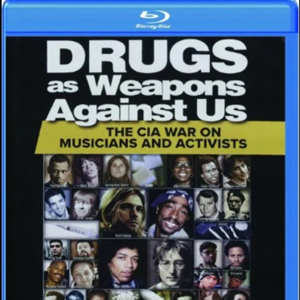 Drugs As Weapons Against Us Blu-Ray ~ CIA War On Musicians & Activists ~ Sealed!